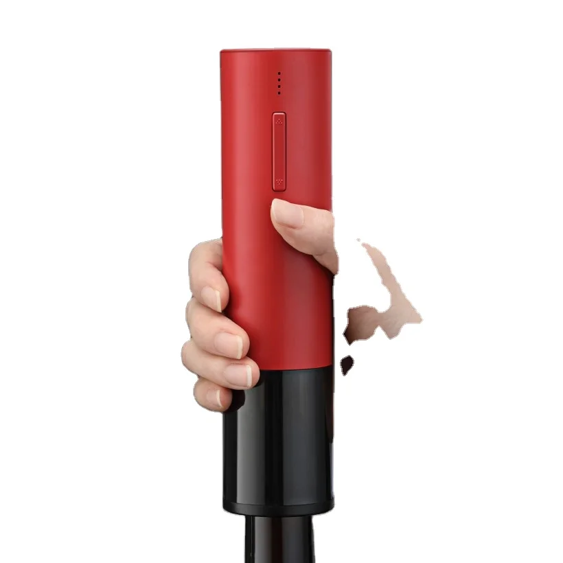 Быстрая Автоматическая Электрическая аккумуляторная батарея открывалка для бутылок красного