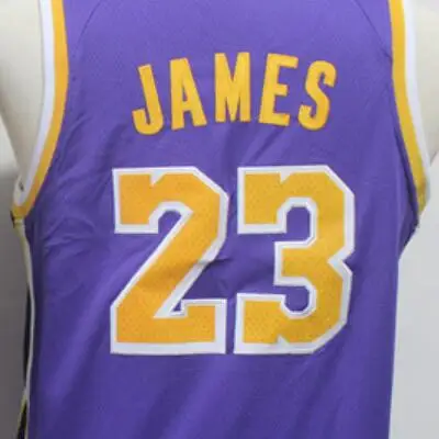 Лидер продаж оптовая продажа футболки для баскетбола с вышивкой Джеймс молодежные майки фабричные магазины