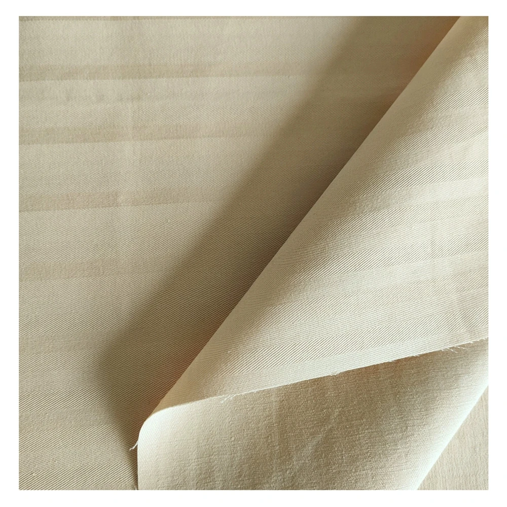 woven fabric 220gsm 75%cotton 25%Lyocell jacquard  for Windbreaker coat uniform dress OEM Customized