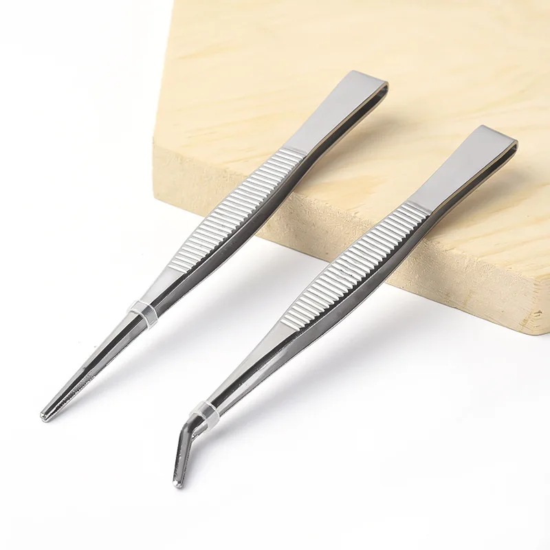 
Multi-function Rhinestone Picker Nail Art Tweezers 100% Stainless Steel Nail Clip Manicure Tools 