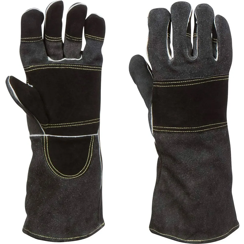 Wholesale High-quality Protective Gloves For Welding Construction Safety Cowhide Leather Work Gloves For Workers