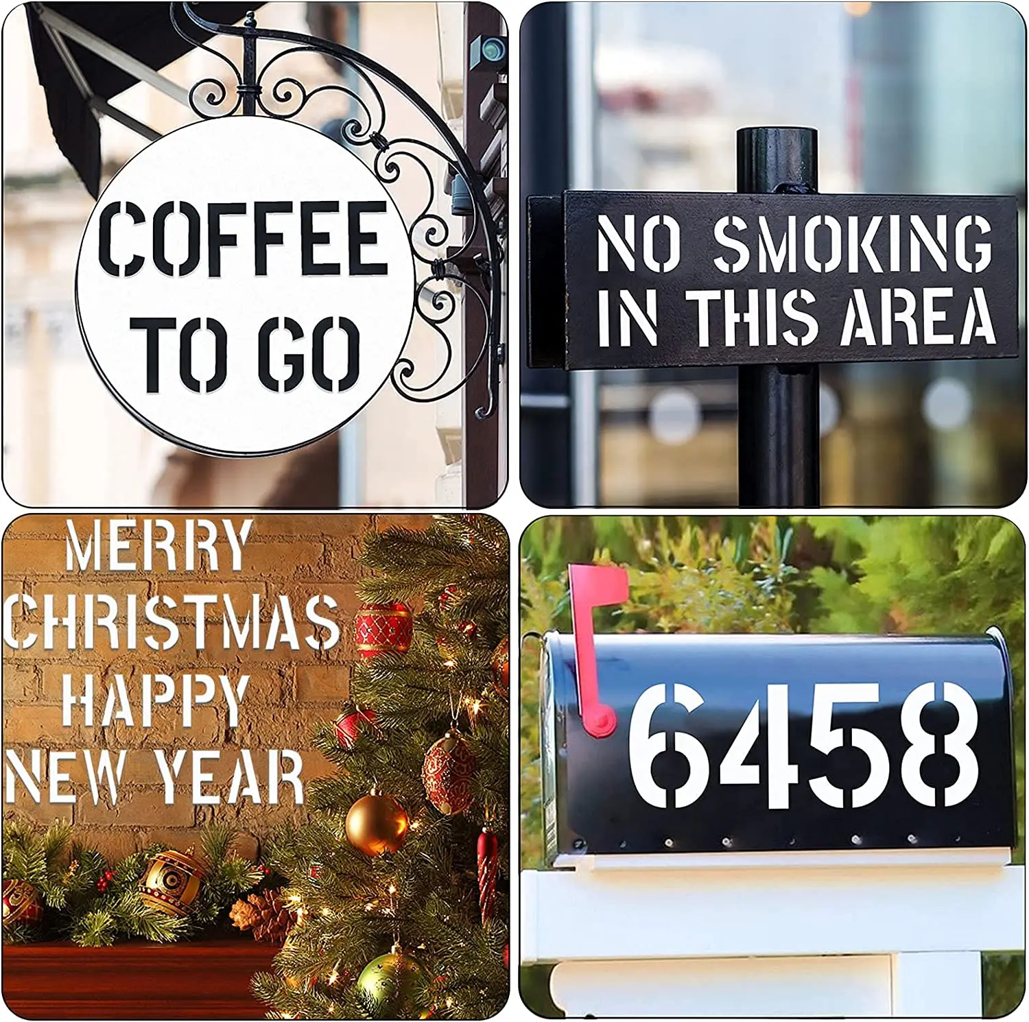 Hot sale Wholesale Good Quality PET Letter Stencil For Kid Education Stencil Letters