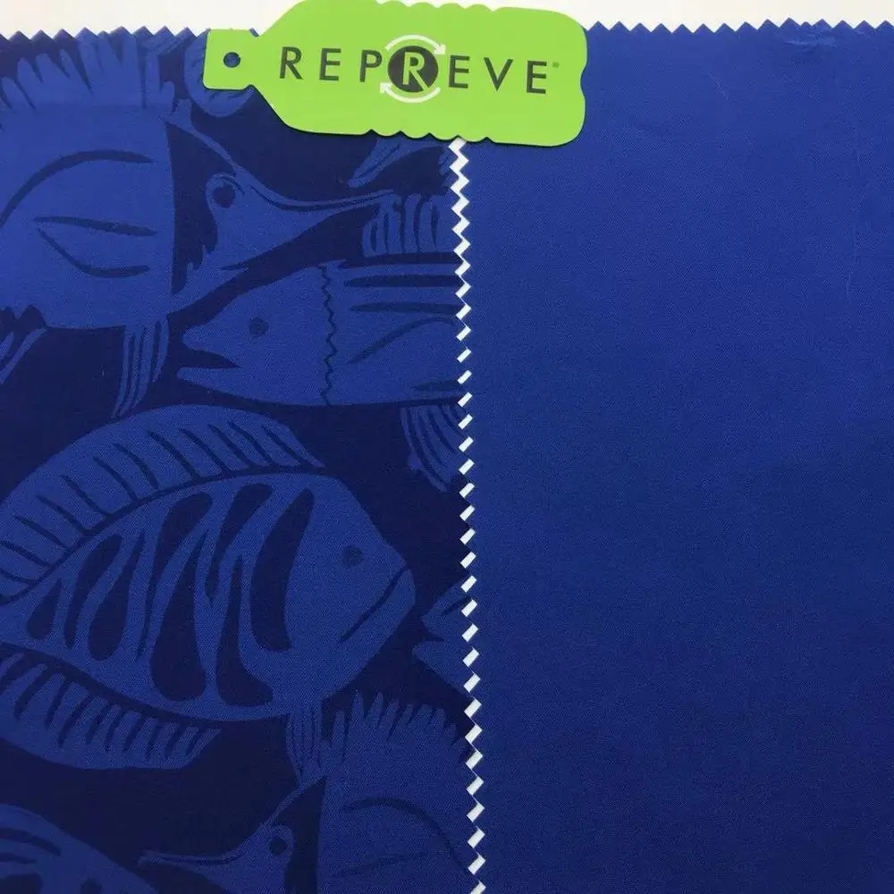 
recycle bottle fabric peach skin fabric for beach short magic printed fabric 