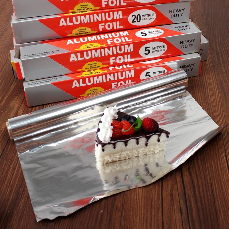 Soft Aluminium Foil Rolls Food Packaging Blister Pack Tin Foil Catering Aluminum Baking Paper