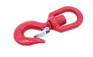 Forged Swivel Hook with Safety Latch Heavy Chain Hoist Lifting