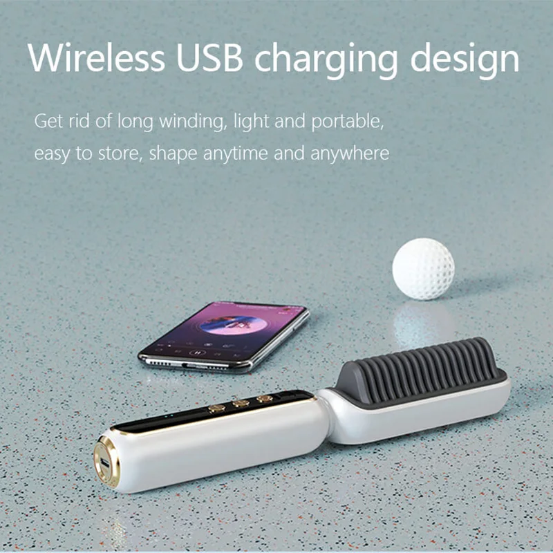 china wholesale straightener hair brush best usb wireless electric hair straightener brush