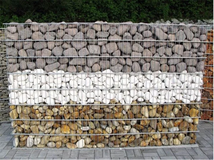 Galfan Welded Gabion Retaining Walls gabion stone cage  200x100x50 Welded  Gabion Basket   Fence