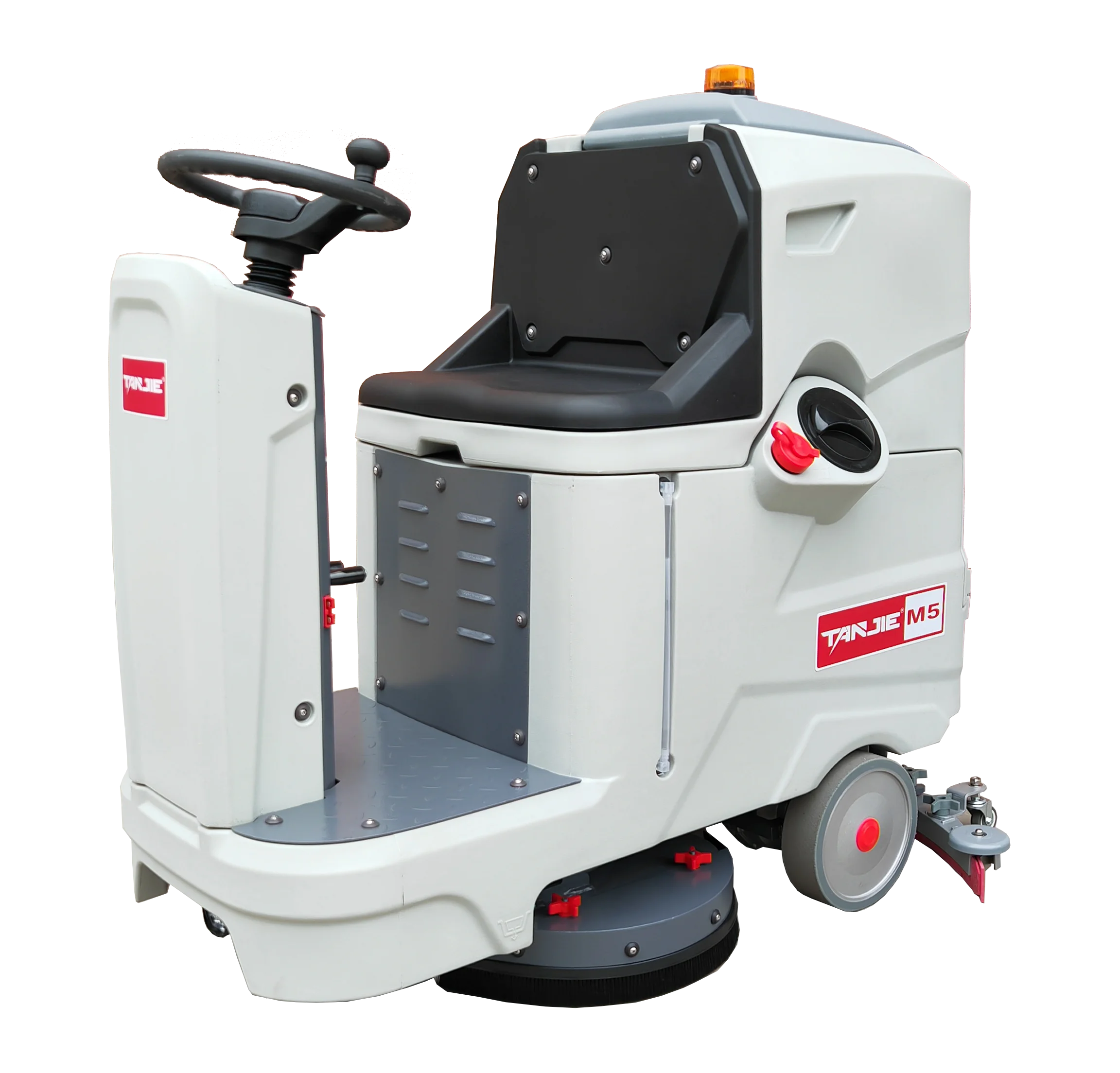 Ride-On Driving Floor Scrubber Dryer Battery-Powered Commercial Sweeper Cleaning Equipment Ride-On Auto Floor Scrubber Machine