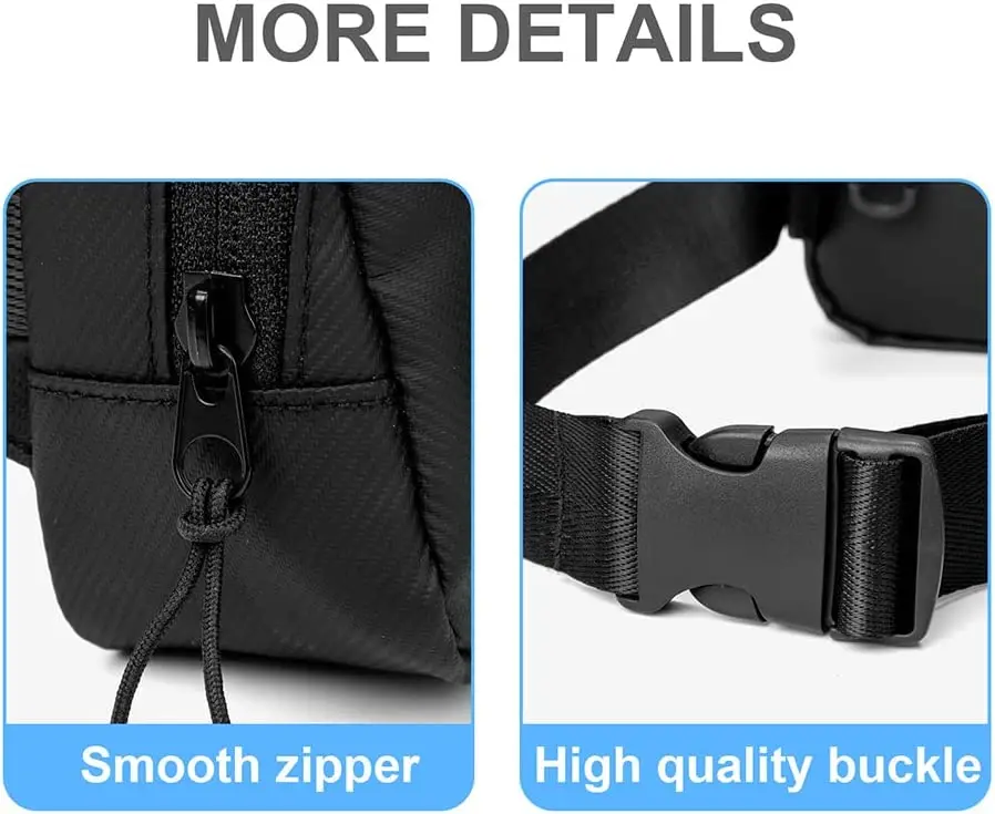 Waterproof Running Travelling Hiking Purse Pouch Sport Fanny Pack Waist Belt Bag Men
