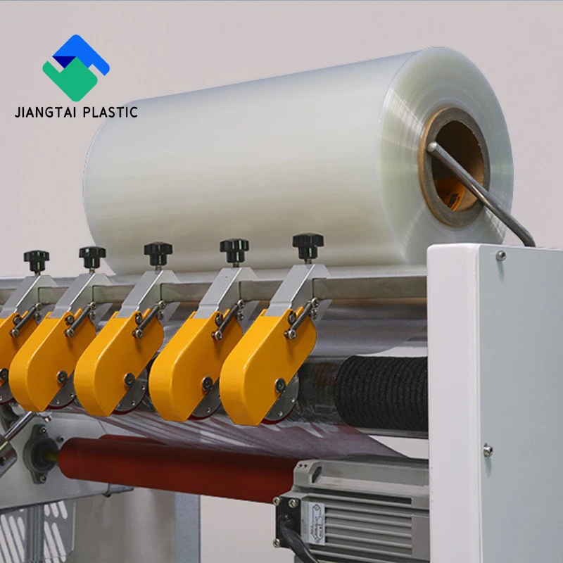 Jiangtai China factory Polyolefin Plastic Shrink POF Film for auto packing machine