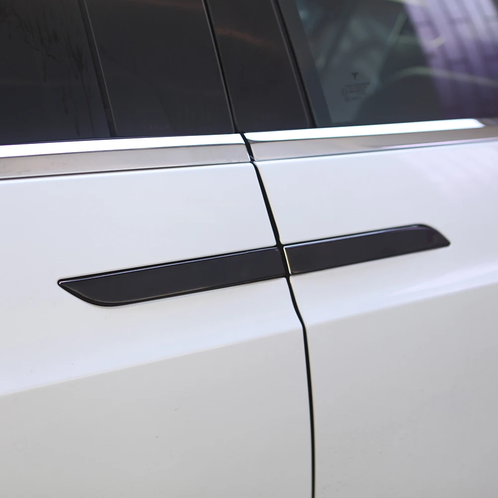 4pcs/set Car door handle cover protector Decoration Styling Refit Car Accessories For Tesla Model 3