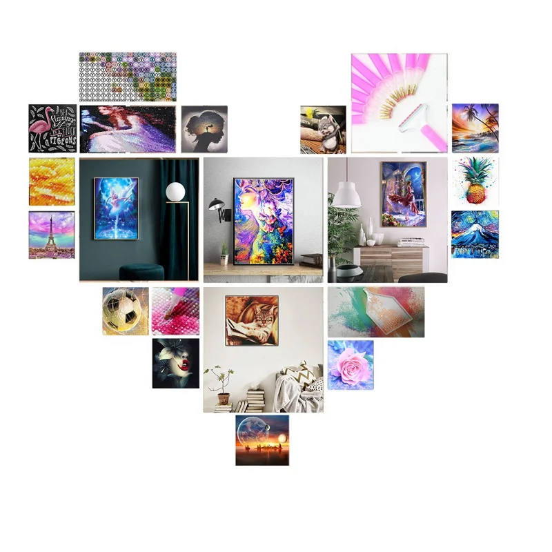 wholesale 5D DIY Diamond Mosaic Fruit Strawberry Full Square Diamond Painting Full Drill Cross Stitch Wall Art Diamond Painting