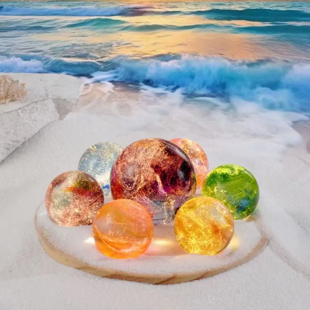 ADL Glass Crystal Glaze Round Colorful Ball Different Colors for Souvenir Gifts Company or Wedding Gifts with Light