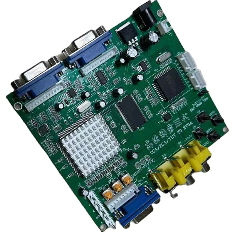 GBS-8200 CGA в VGA видео конвертер HD9800 V5.2 CGA/EGA/YUV видеоконвертер для игровых автоматов