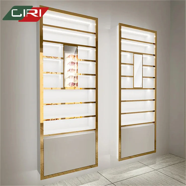 CIRI Wall Mount Glasses Display Cabinet Display Rack Wood Glasses Display Case for Retail Optical Shop