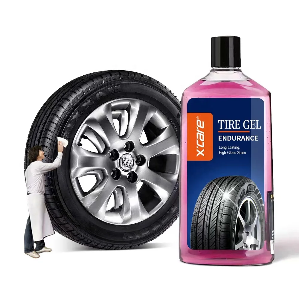 2024 Made in China Good Quality Car Care Product  Look Wet Tire  Gloss Gel 500ml