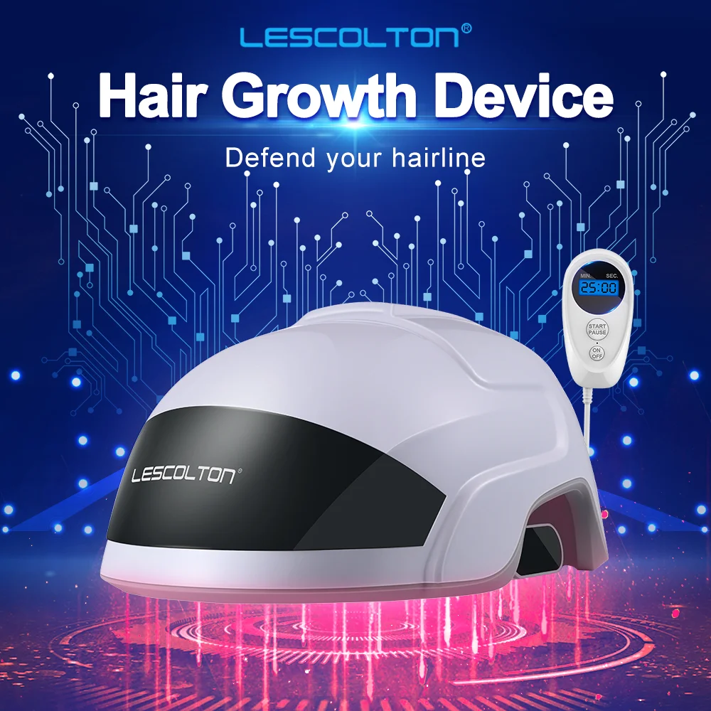 Best Hair Growth Products LS-D601 Professional Infrared Hair Growth Machine Top Supplier LLLT Laser Wireless Hair Growth Helmet