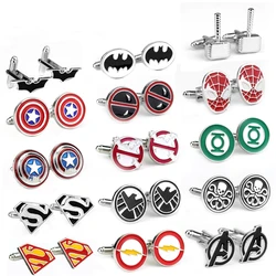 Wholesale Newest Design Cartoon Pattern Cufflink,Fashion Stainless Steel Shirts Cufflink Best Gift For Man