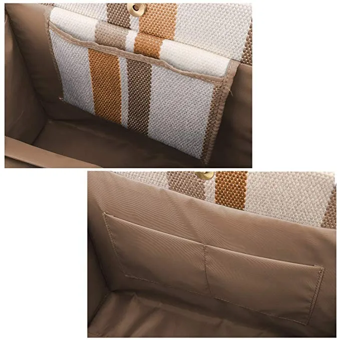 Jute Burlap Tote Bags Reusable Burlap Shopping Bags with Handles Blank Totes