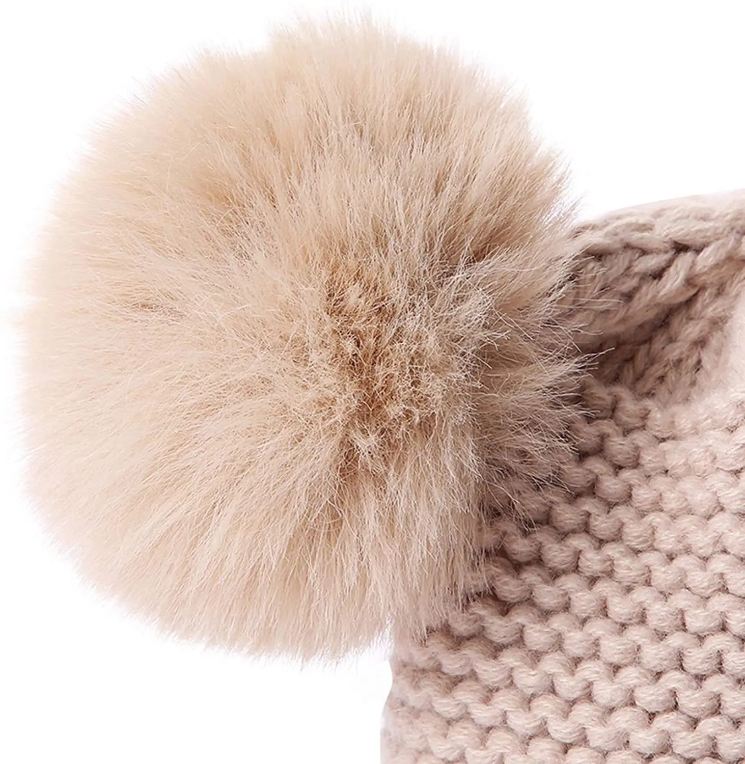 Baby Hat Scarf Glove Three Pieces Set New Winter Cute Crochet Girls Kids Knit Hat Thick Warm Fancy Princess Girls hats