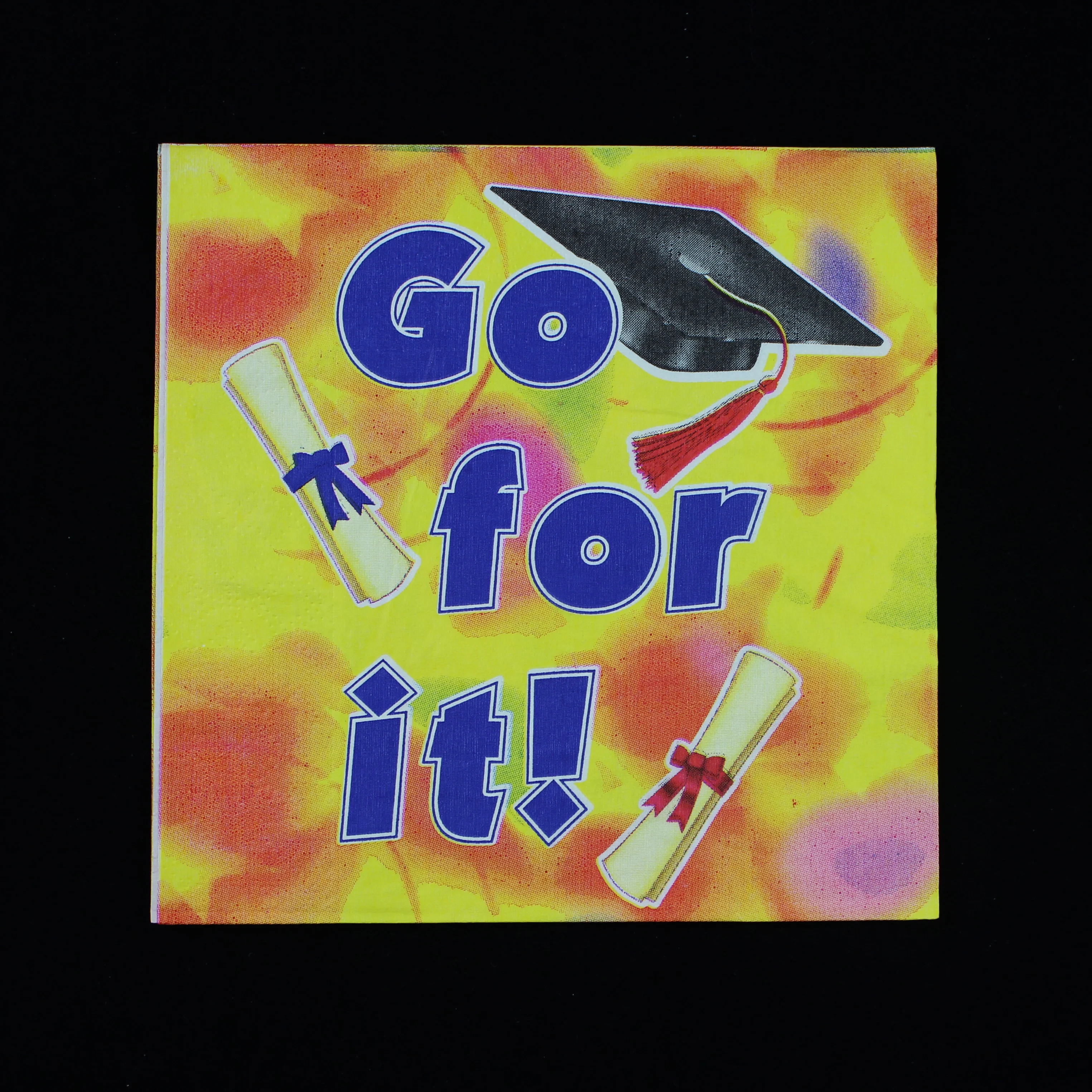 Custom 33x33cm Party Decoration Cocktail Disposable Tissue Paper Napkin