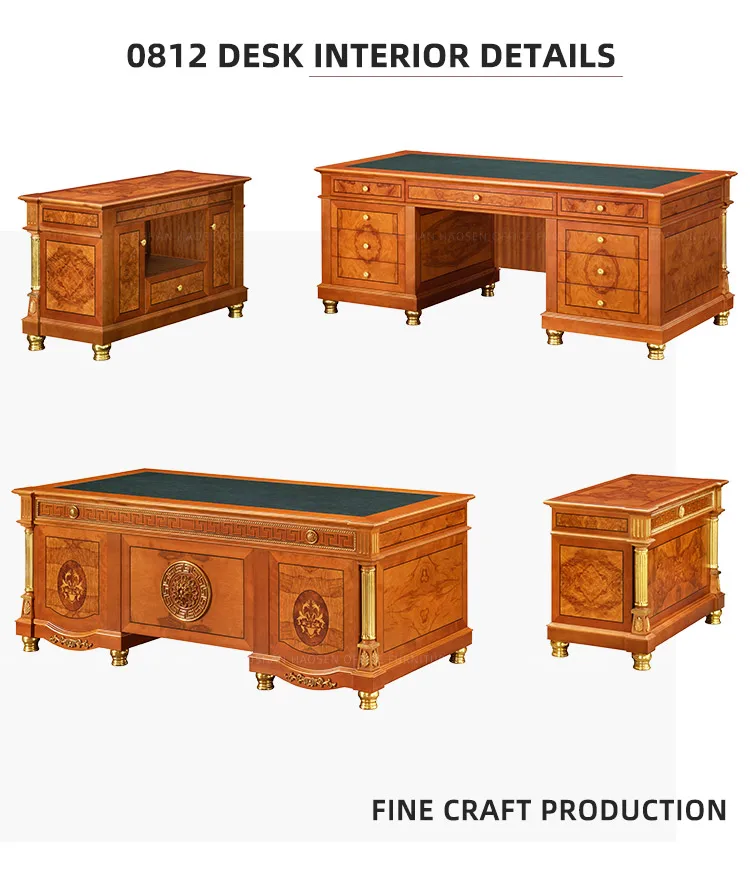 High Tech traditional office desk classical office project 