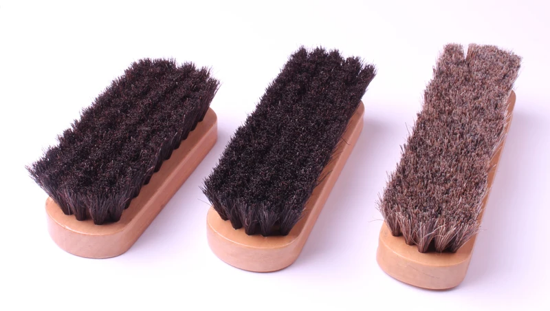 BSCI sanda factory three sizes luxury shoe cleaning brush set for magic polish and shine