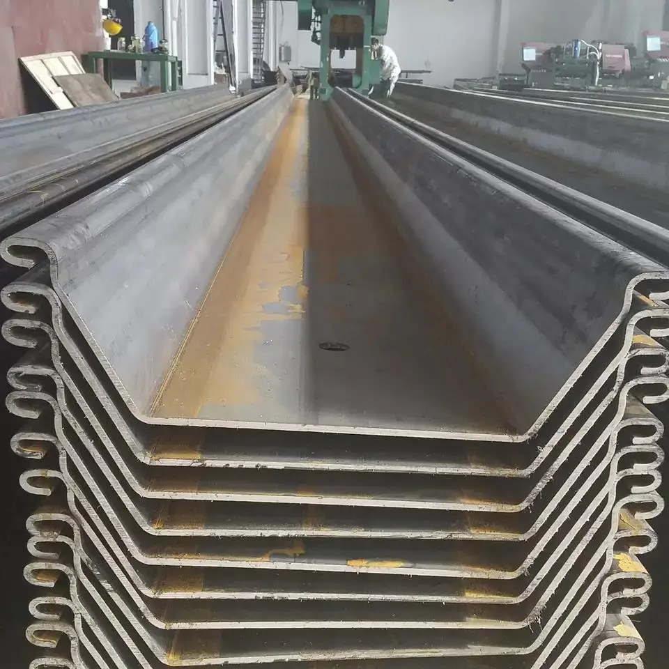 400*100mm 400*170mm Steel Factory Supply Sheet Pile Type 2 Steel Sheet Pile