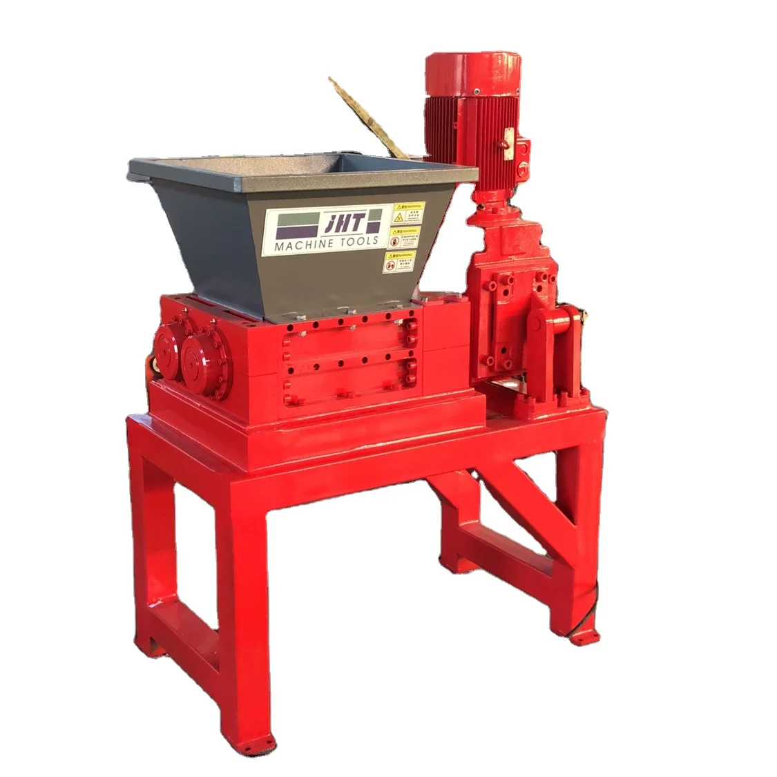 Solid organic small medical waste wood plastic bag shredder machine