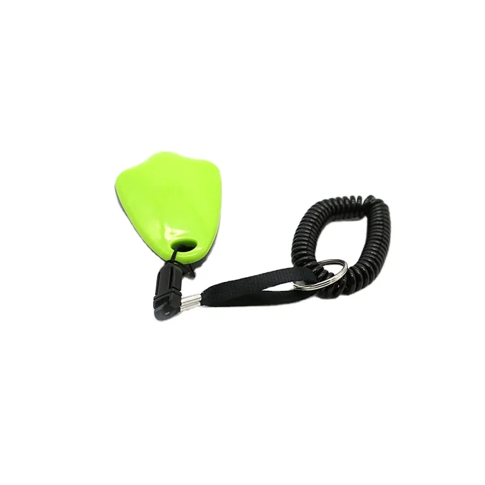 In Stock Eco-Friendly Pet Clicker Wrist Strap Antenna ABS Plastic Dog Paw Training Accessories