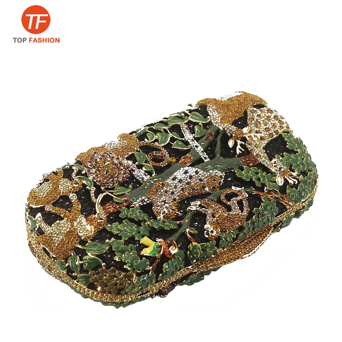 
Luxury Animals Crystal Rhinestone Party Hardcase Clutch Evening Bag from Factory 