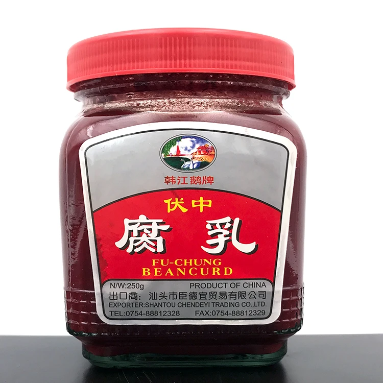 Wholesale Price Chinese Special Sauces 2.5kg-Red Fermented Bean Curd Dipping Sauce