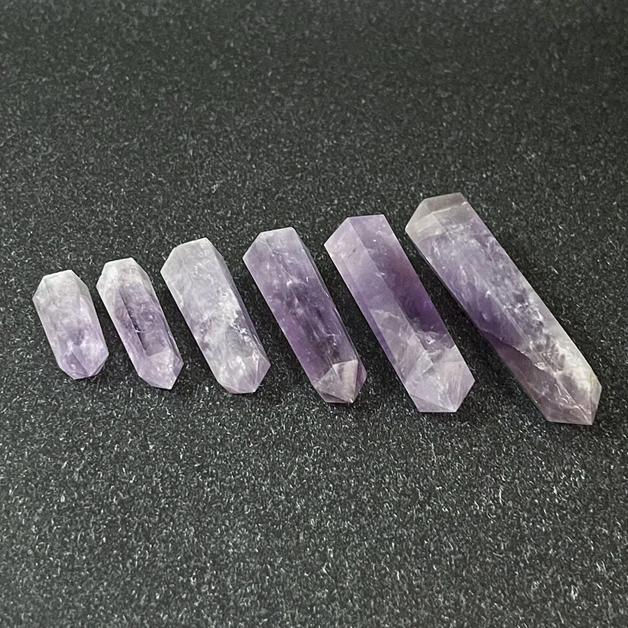 Brazilian Amethyst Prism Amethyst Raw Stone Polishing Amethyst Column Manufacturer Straight Delivery