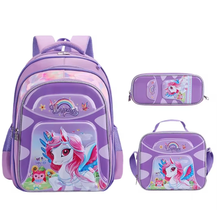2023 New 3 in 1 Custom School Bag Set among Us Inspired Includes Pencil Case and Lunch Bag-Wholesale
