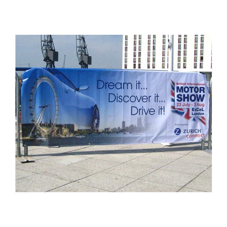 2020 Digital Printing Large Format Advertising PVC Banner/Fabric Banner for football teams trade show