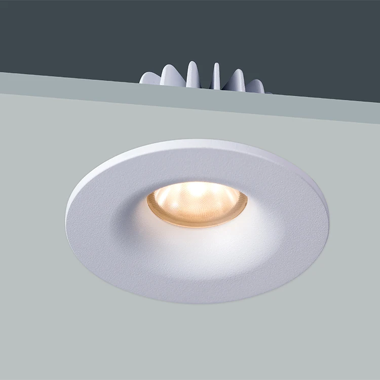 led downlight usa 7W dimmable ceiling light chrome waterproof For Dinning Room High quality cob downlightled lifud driver