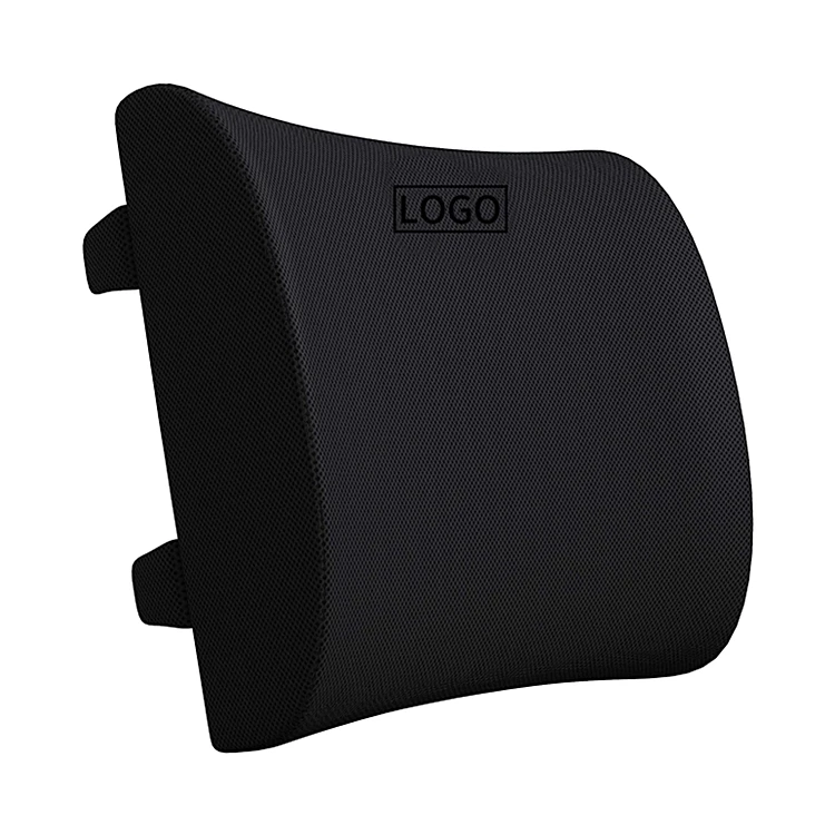 Comfort Lumbar Support Memory Foam Lower Back Cushion Pillow for Office Desk Chair and Car Seat