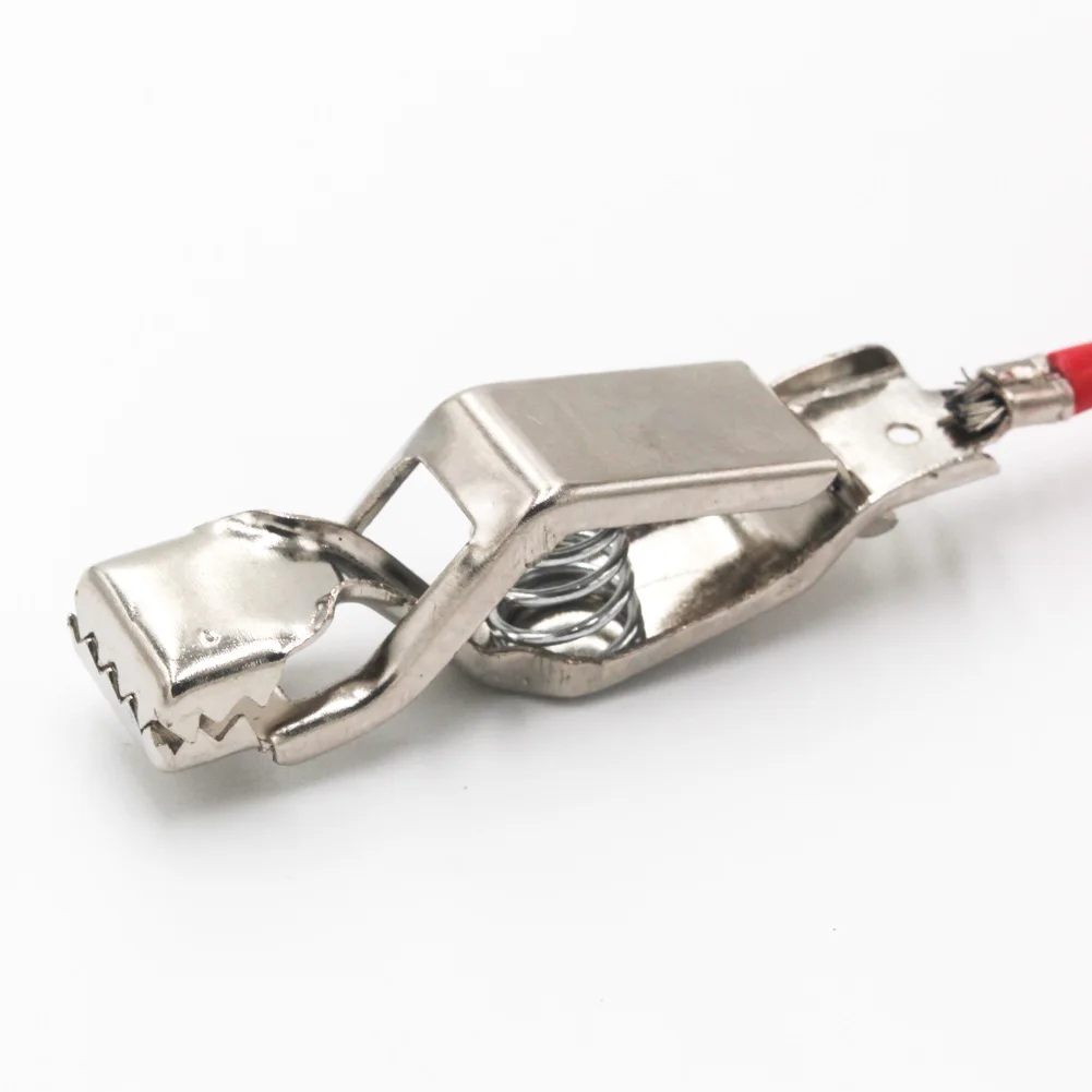 2Pcs Red Black For refrigerator 5-10A 1.5M 5 ft 5.5 x 2.1mm DC Power Male Plug to Dual Alligator Clip DC Cable