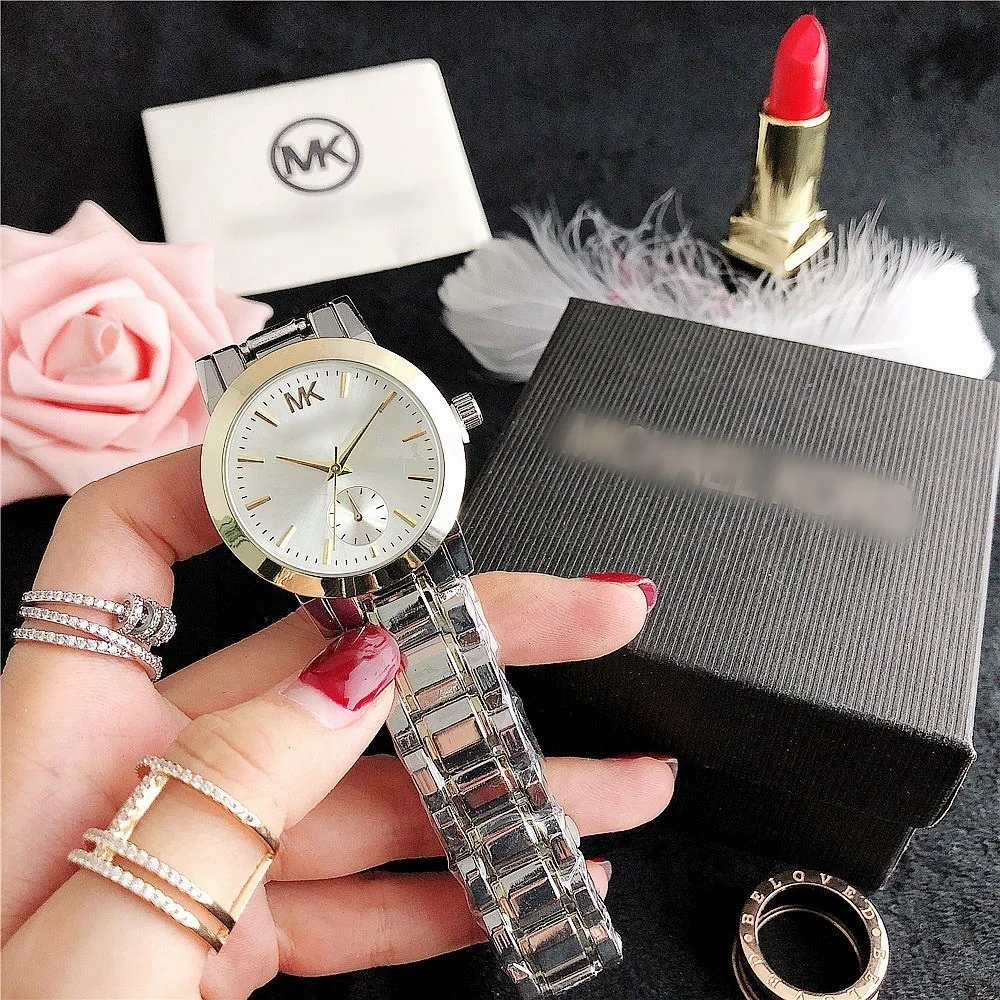 Hot Selling Women Men Luxury Brand Logo New Design Reloj de cuarzo de mujer Wristwatch Ladies Female Quartz Watches