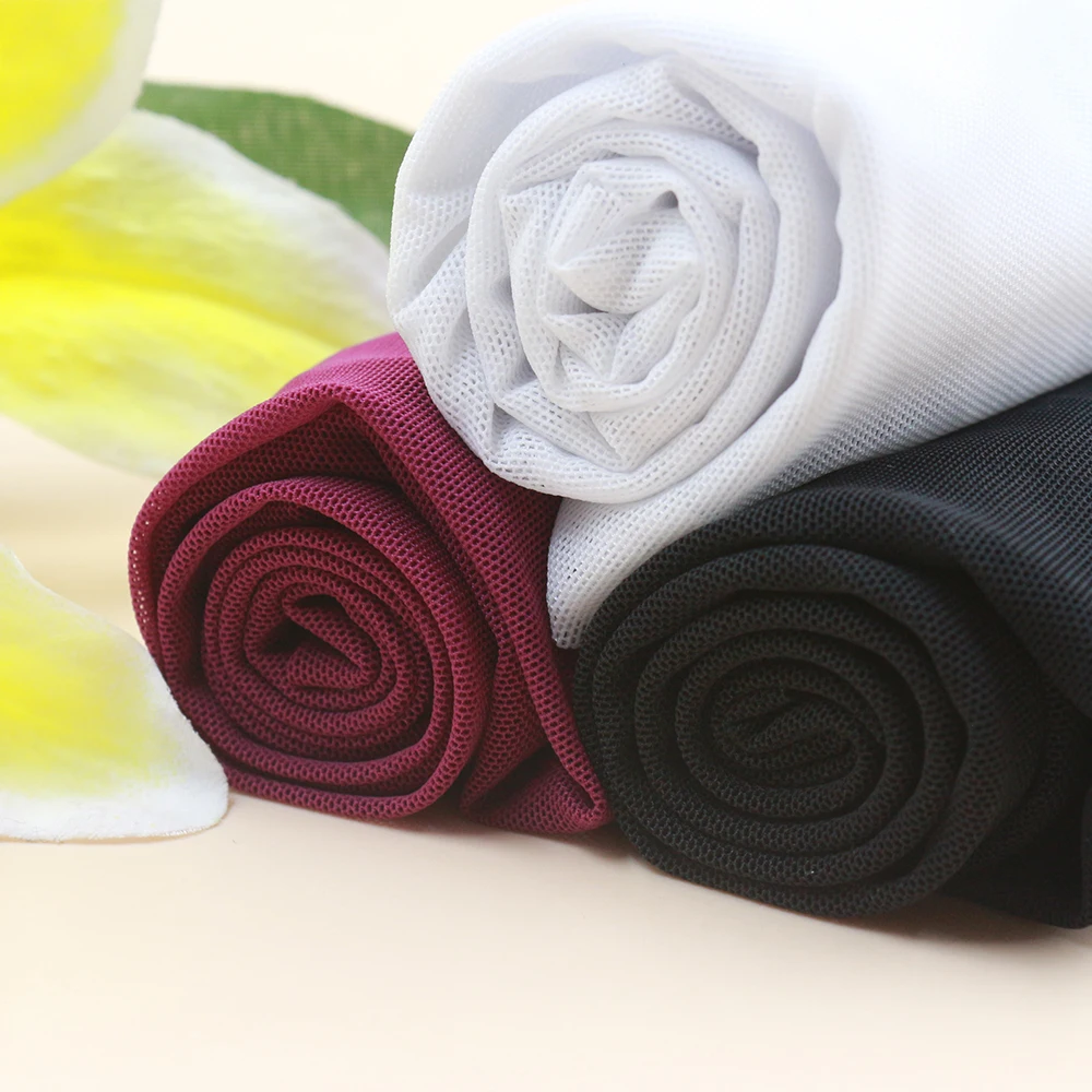 Natudon Breathable Polyamide Power Net Mesh Fabric custom Printed Fabric