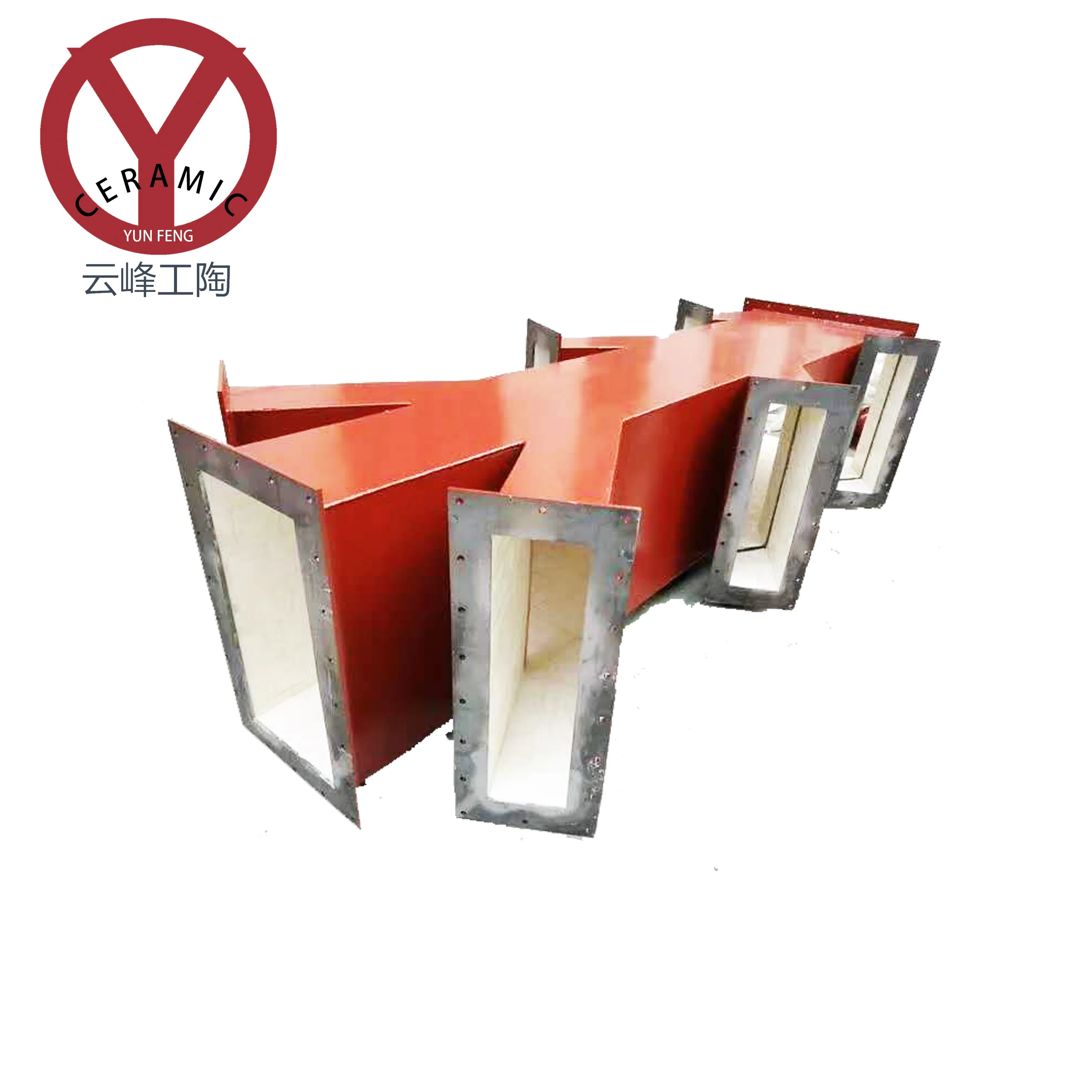 
92% Al2O3 ceramic tile plate for mill lining 