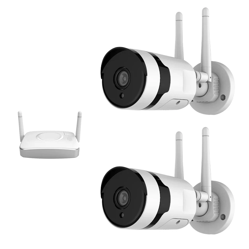 
2021 best selling CCTV System Camera kit 2channel and 4 channel Wireless WIFI NVR Kit CCTV Camera System 