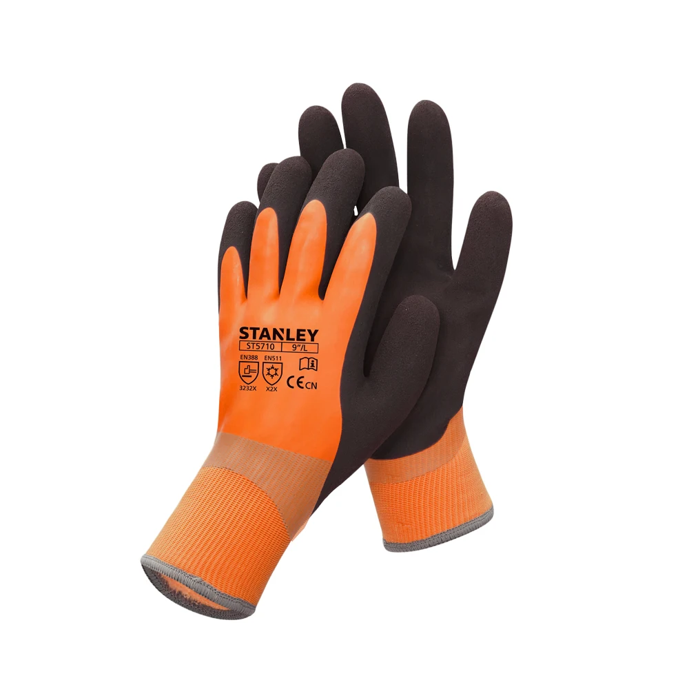Double Layer Full Latex Coating Anti-slip Abrasion and Tear Resistant Cold Resistant and Warm Keeping For Outwork
