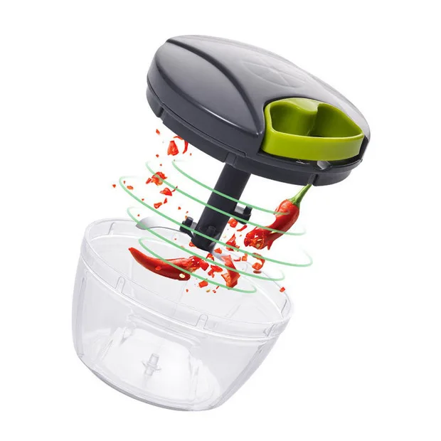 Kitchen Accessories Blender Garlic Cutter Mini Manual Vegetable Fruit Garlic Ginger Onion Meat Shredder Hand Pull Chopper