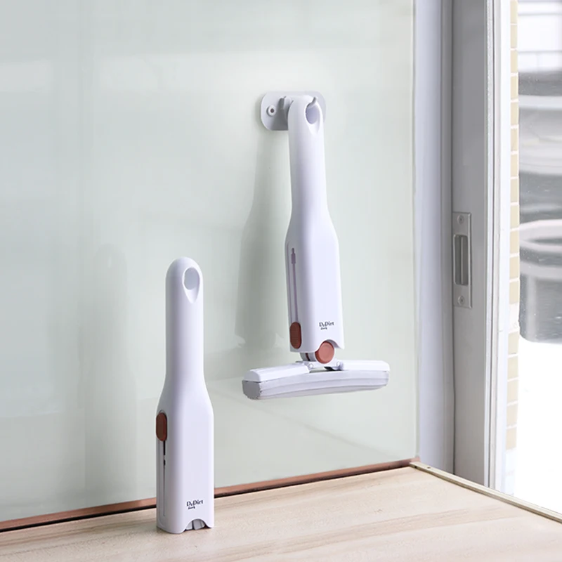 Multifunctional household cleaning tools handheld portable mini sponge cleaning mop with replacement for kitchen