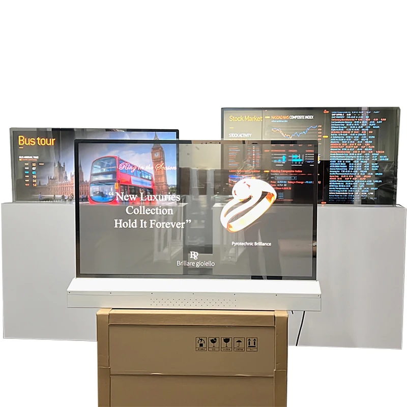 Дисплей прозрачный цифровой вывески OLED экран 4k HD сенсорный ультратонкий дисплей