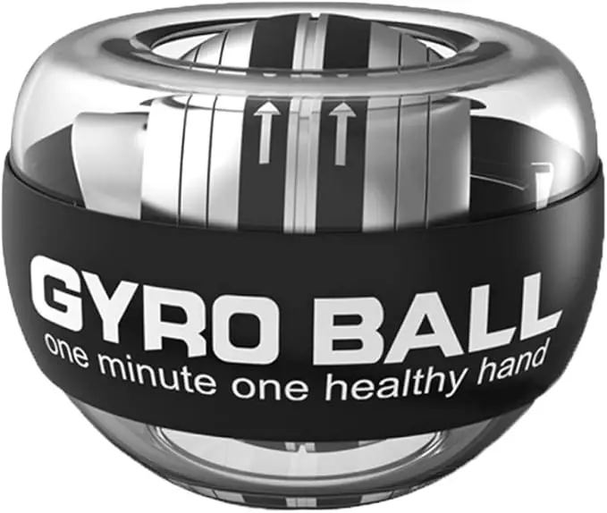 ONESTARSPORTS Gyro Ball Wrist Power Forearm Exerciser Gyroball Wrist Arm Trainer Exerciser Led Light Gym Forearm Power Wrist