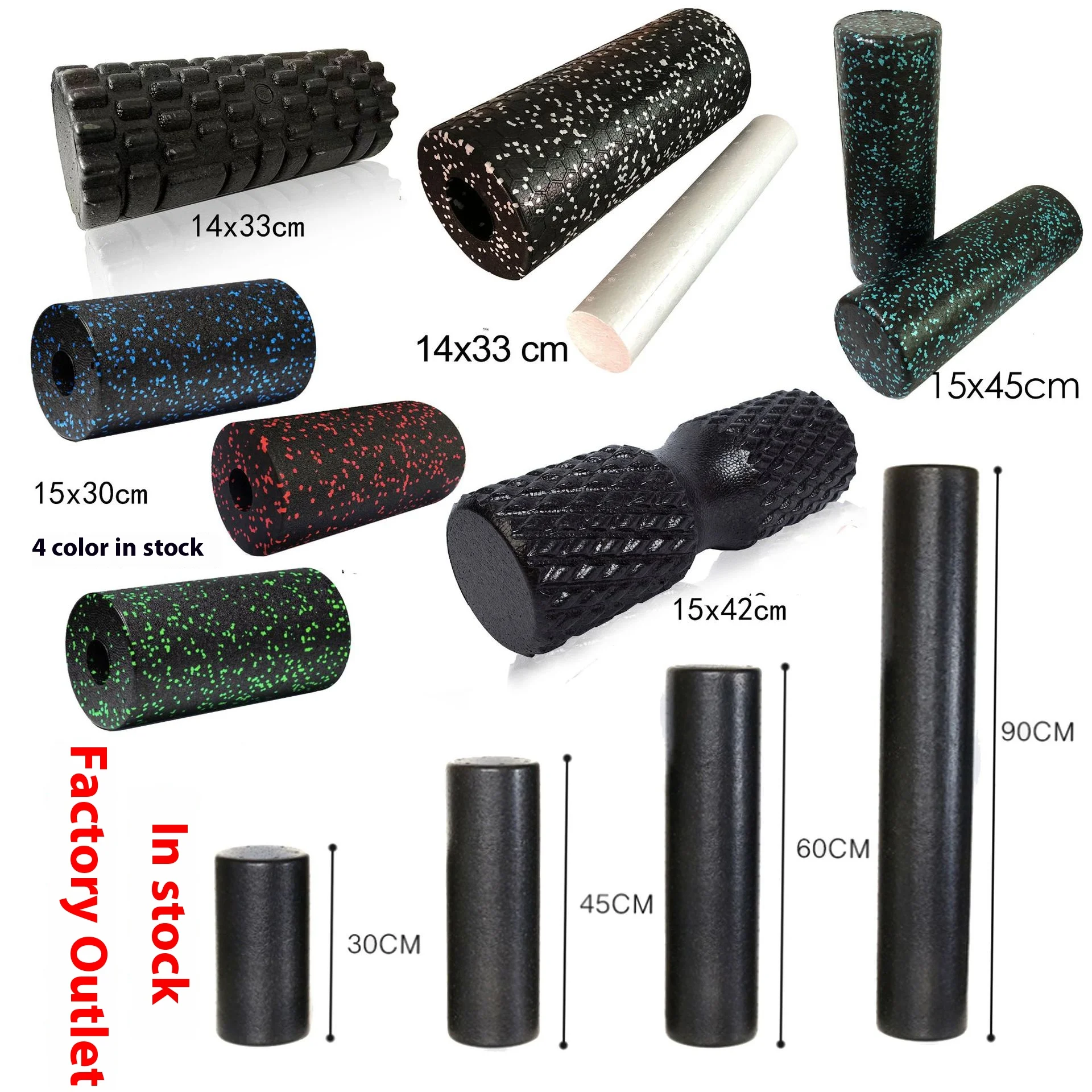 Direct Factory Sale High Quality EPP Yoga Foam Roller Certified Eco-Friendly High Density Exercise Feature Made PVC ABS EVA Foam