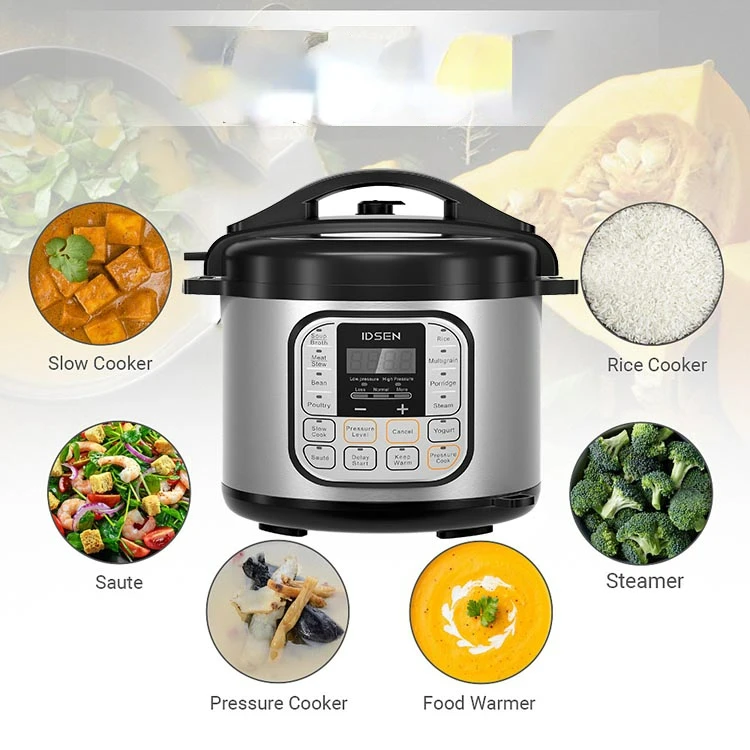 HY-06 5L/6L Multi Functional Electric Pressure Cooker 7 in 1 Multi Cooker