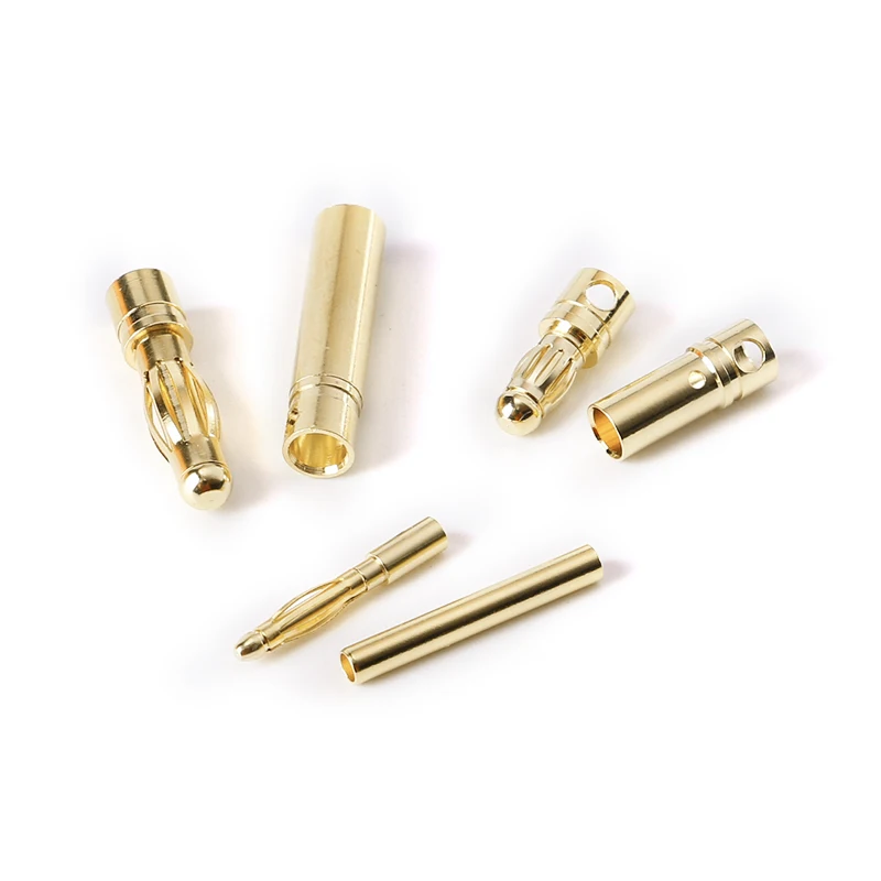 GC20/GC3510/GC4010-M/F male/female plug for airplane pure copper gold-plated banana motor